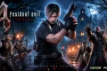 Resident Evil 4 Remake PC artwork featuring Leon Kennedy and enemies