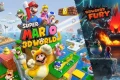 Super Mario 3D World featuring Cat Mario and Luigi alongside Fury Bowser key artwork