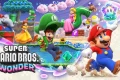 Super Mario Bros. Wonder Switch NSP XCI artwork featuring Mario, Luigi, Princess Peach, Princess Daisy, Yoshi, Elephant Mario, and the Wonder Flower.
