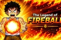 The Legend of Fireball Nintendo Switch game featuring a character unleashing a powerful fireball