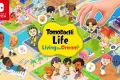 Tomodachi Life Living the Dream Switch NSP artwork featuring Mii characters enjoying island life, friendships, activities, and daily adventures.
